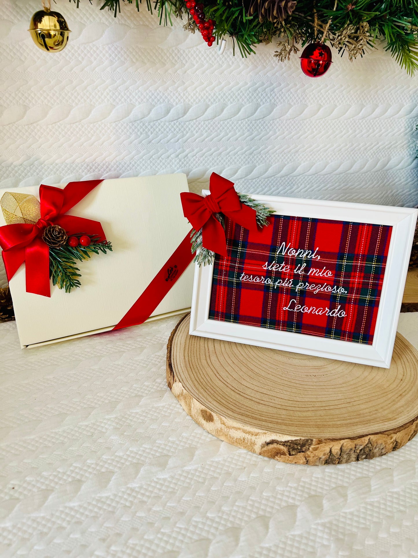 Quadretto Regalo in Tartan Scozzese