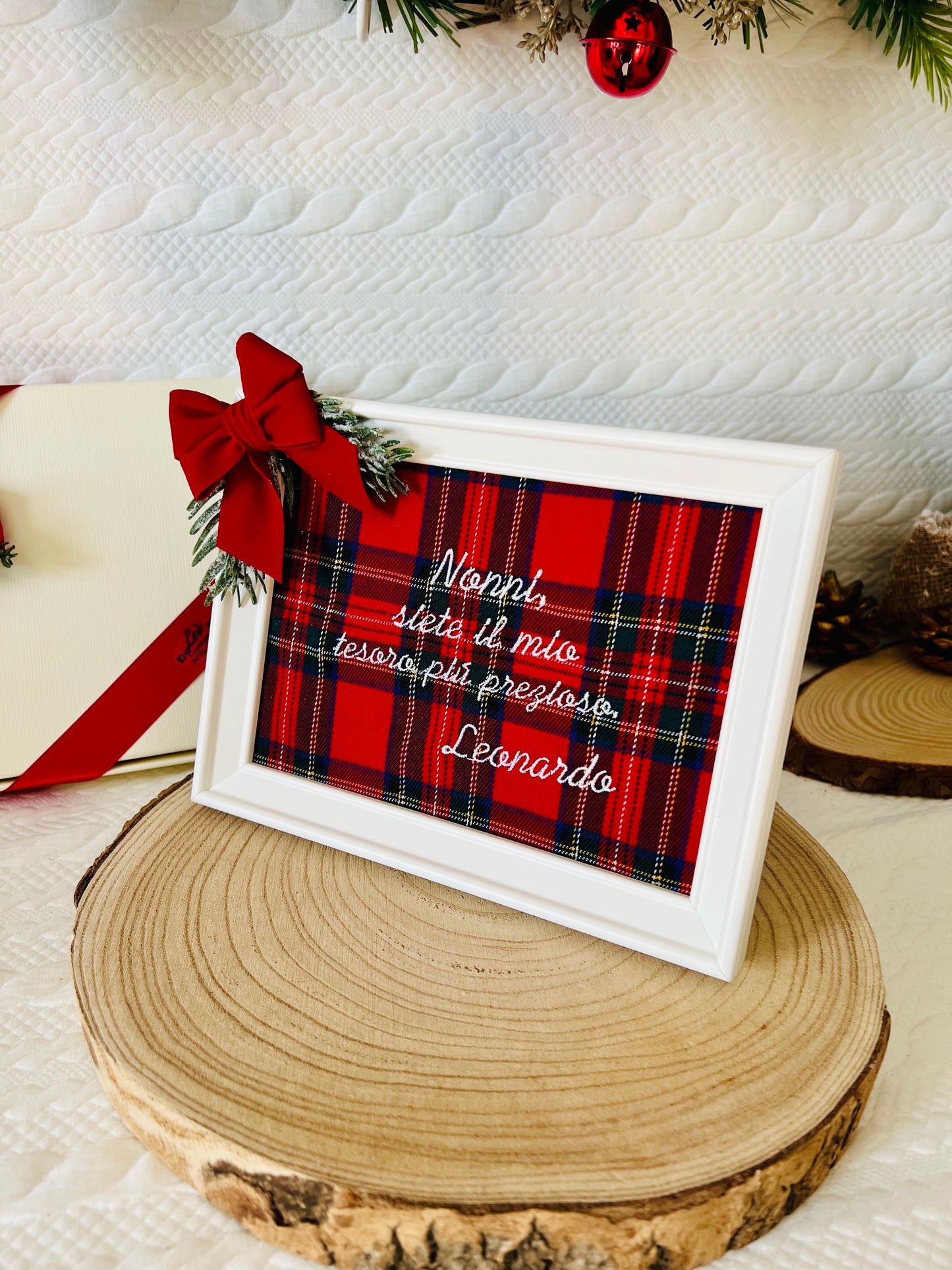 Quadretto Regalo in Tartan Scozzese