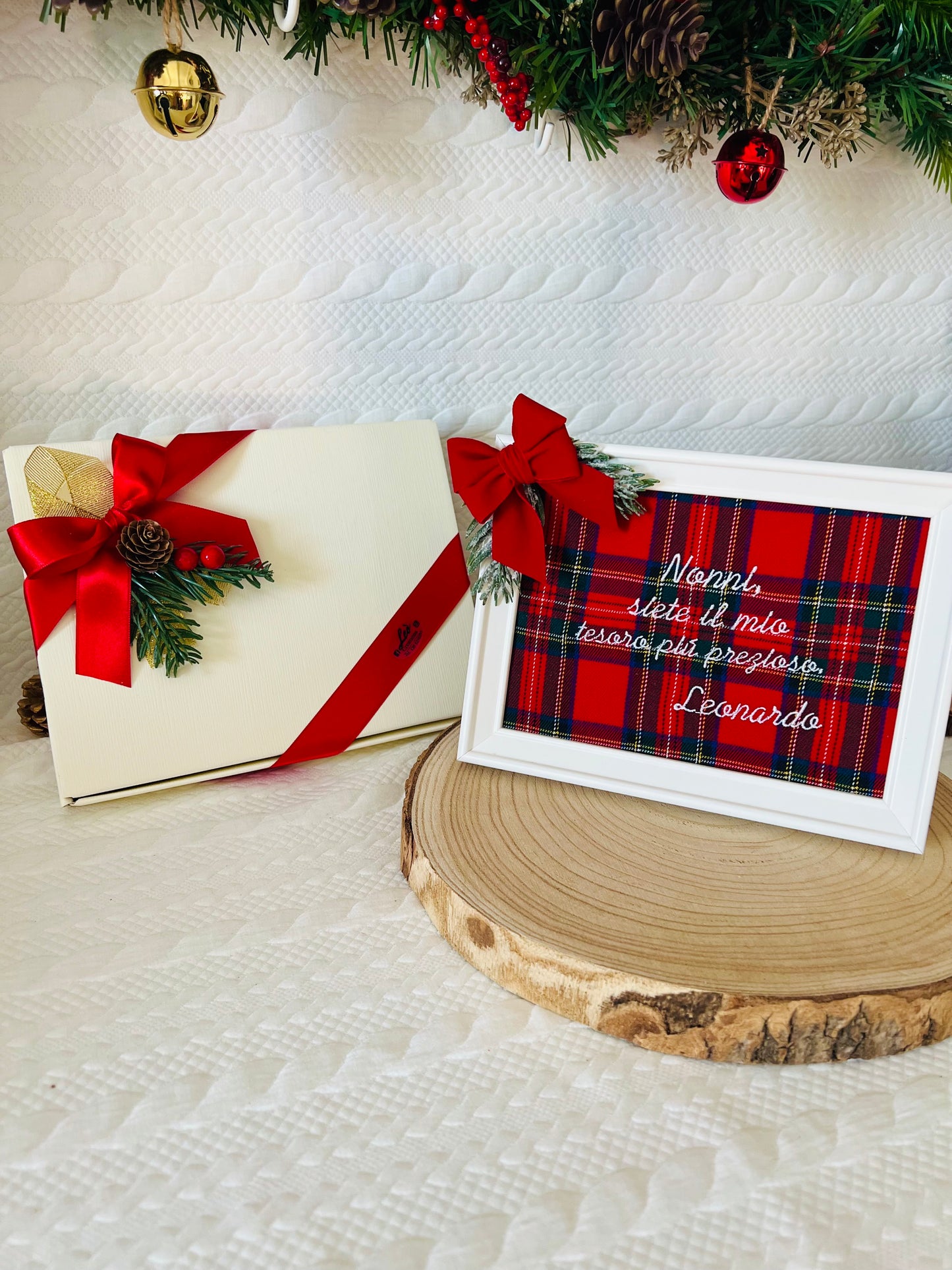Quadretto Regalo in Tartan Scozzese
